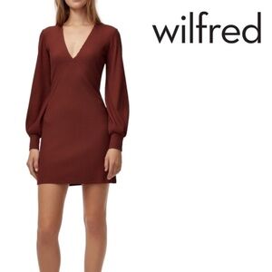 ❤️Aritzia Wilfred Jeanne Bell Sleeve Dress